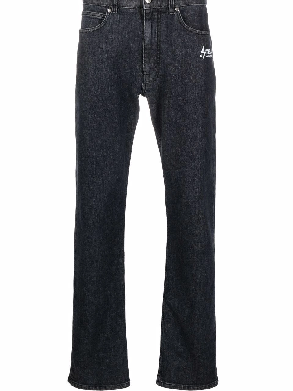 Affordable jeans Stella McCartney straight-leg Women logo-print 0405